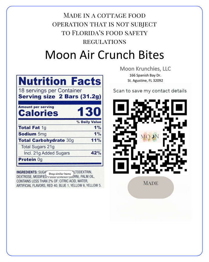 Moon Air Crunch Bites