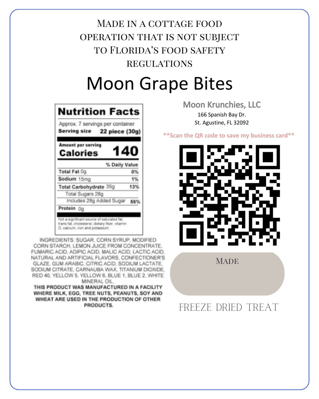 Moon Grape Bites