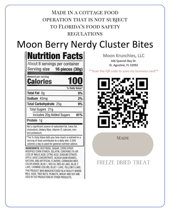 Moon Berry Nerdy Cluster Bites